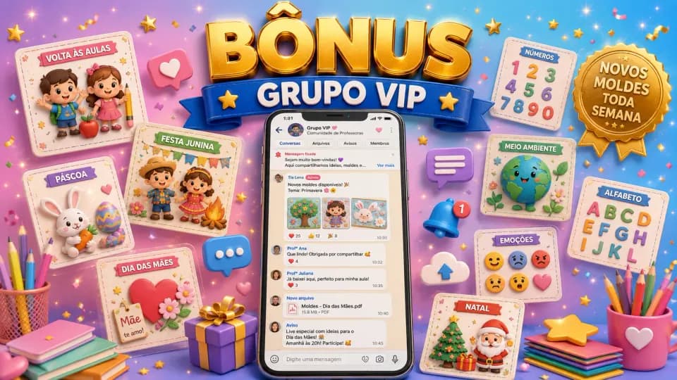 Grupo VIP com Novos Moldes Toda Semana